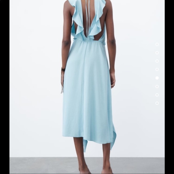 Zara slot ruffled dress - Picture 8 of 9